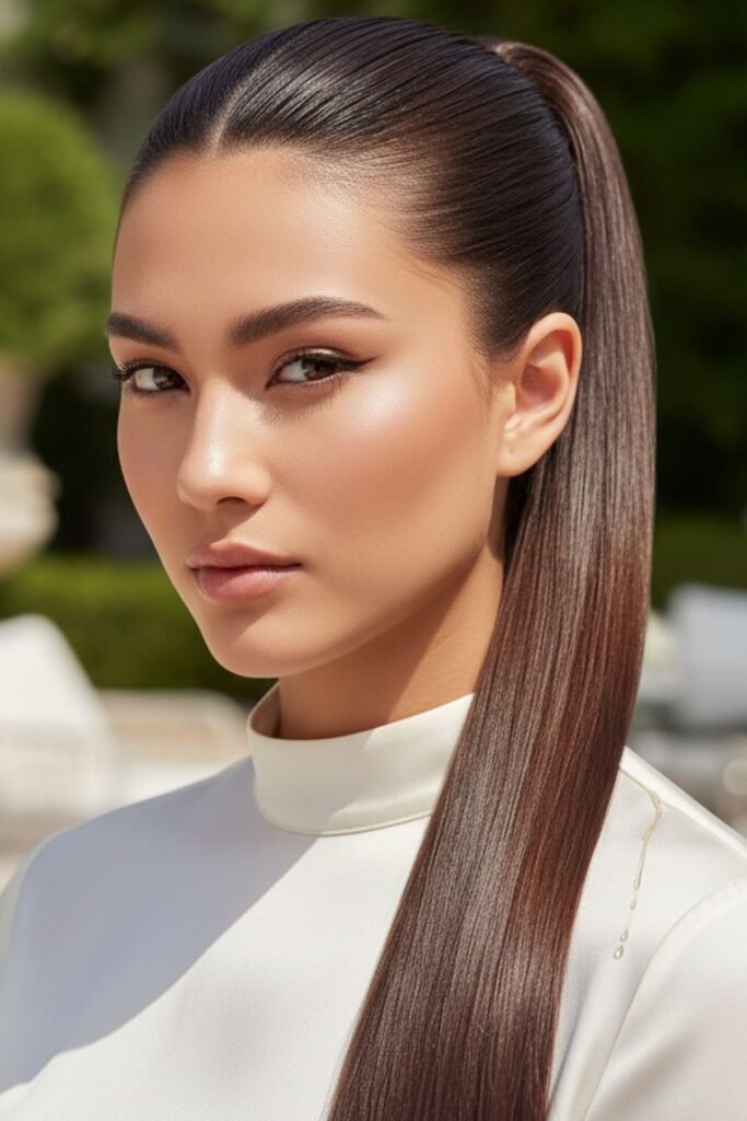 Sleek Ponytail