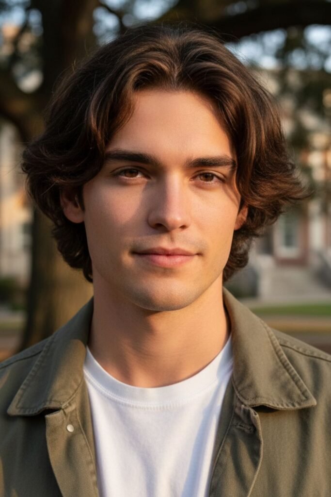Tousled Curtain Haircut