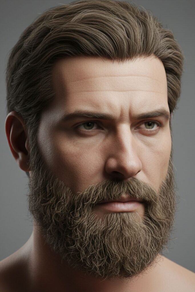 Angular Jawline Beard