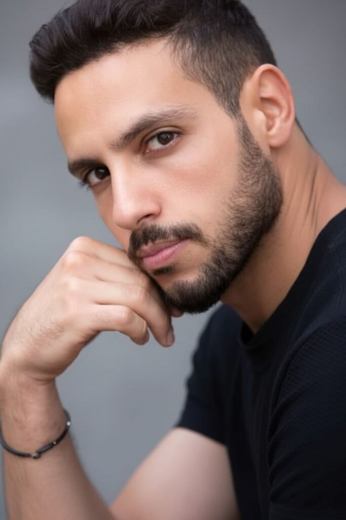 Beard with Sculpted Jawline