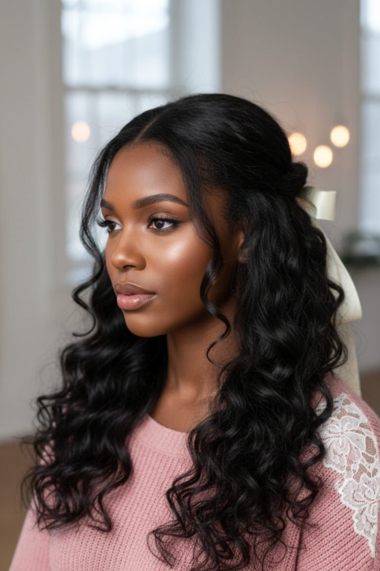 17 Valentine Day Hairstyles for Long Hair for Romantic Vibes