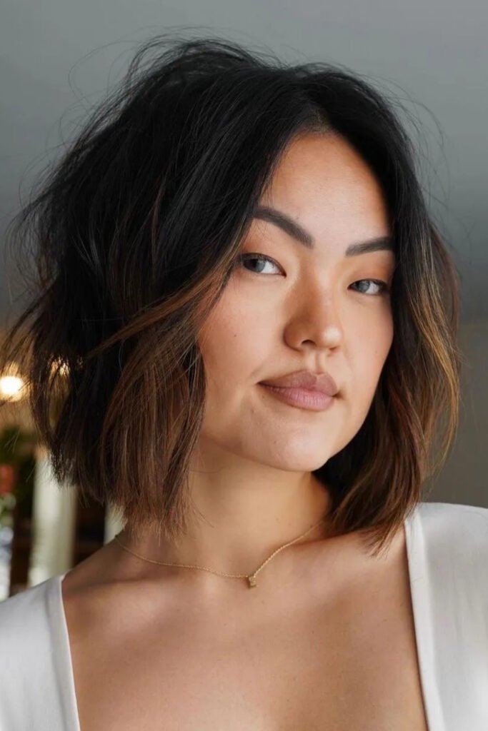 Bottleneck Bob With Soft Face Framing