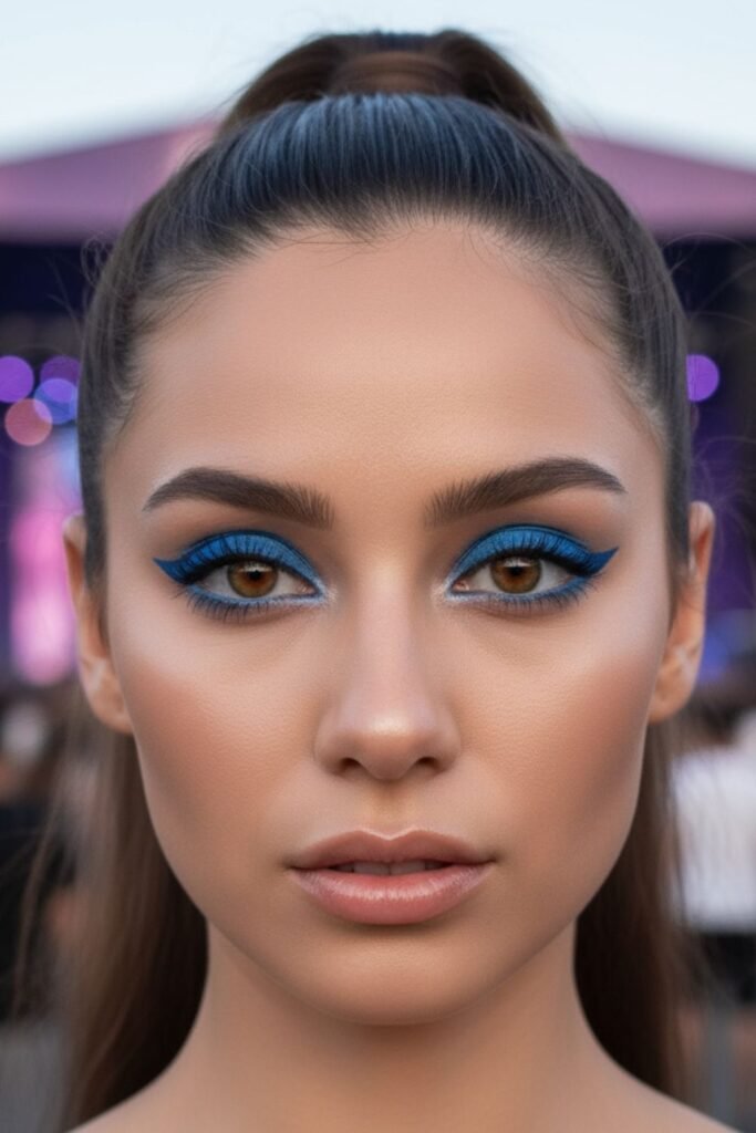 Electric Blue Eyeliner