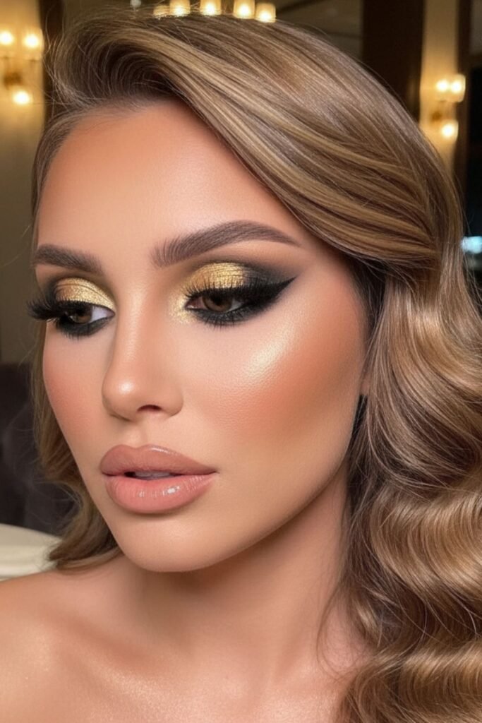 Glamorous Gold Smoky Eye