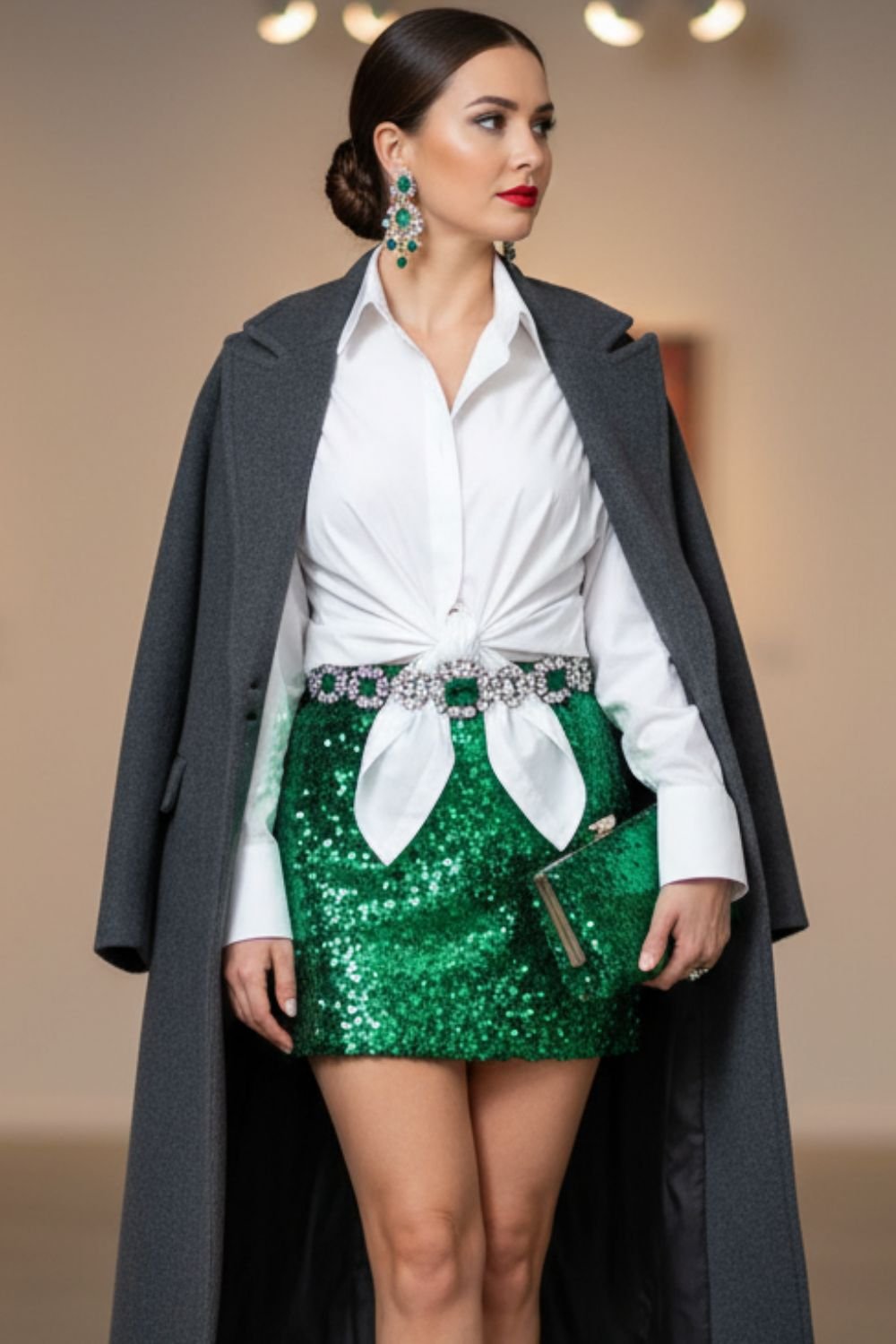 17 Green Sequin Skirt Outfit Ideas To Create Playful Glamour — free download