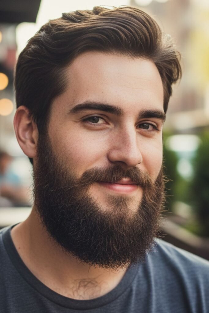 High Cheek Line Beard