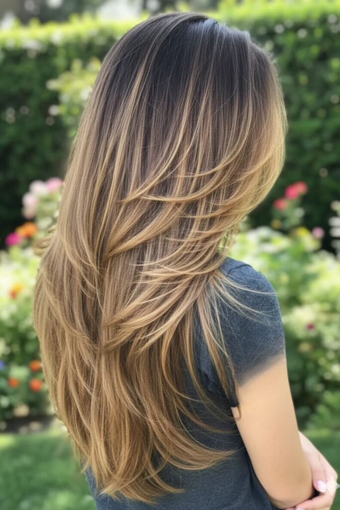 Long Haircut With Flippy Layers