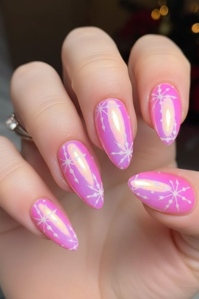 Magical Pink Snowfall