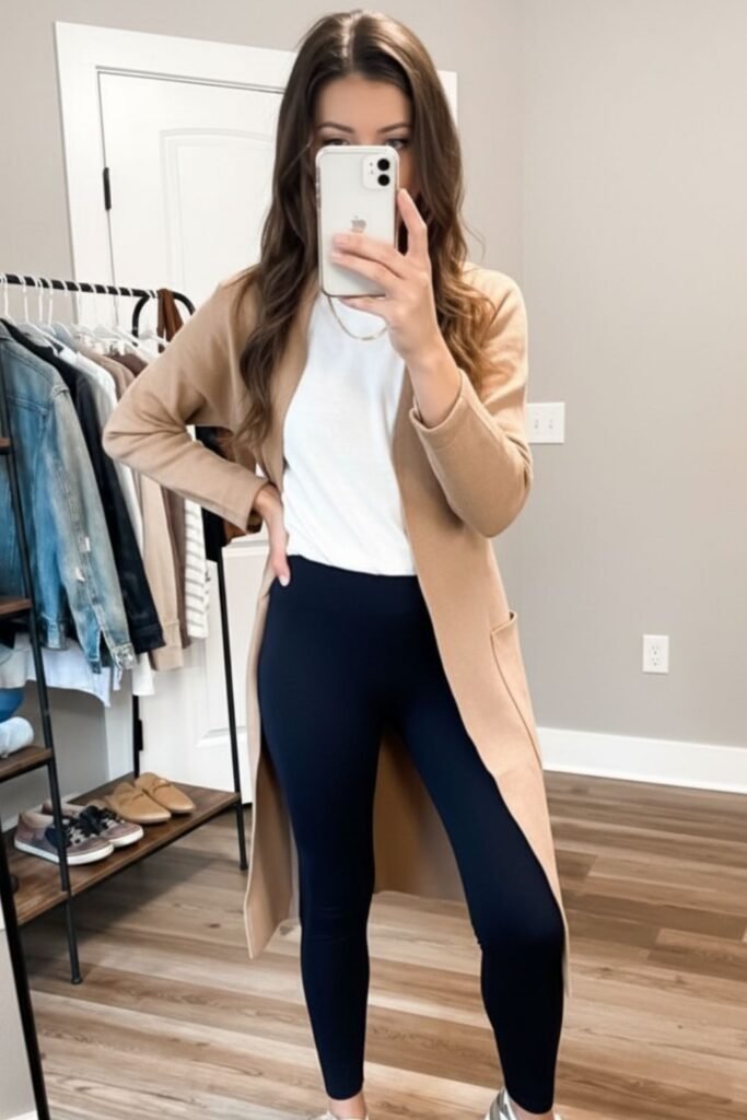 Maxi Cardigan and Leggings