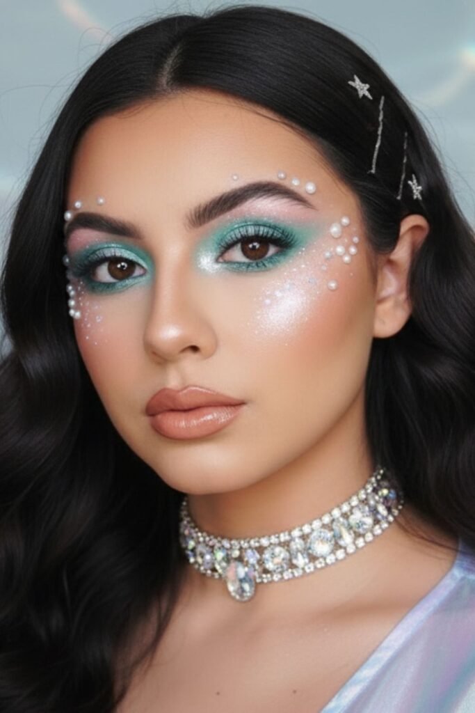 Mystical Pearl Pisces Makeup