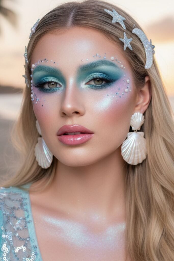 Oceanic Pisces Dream Makeup Look