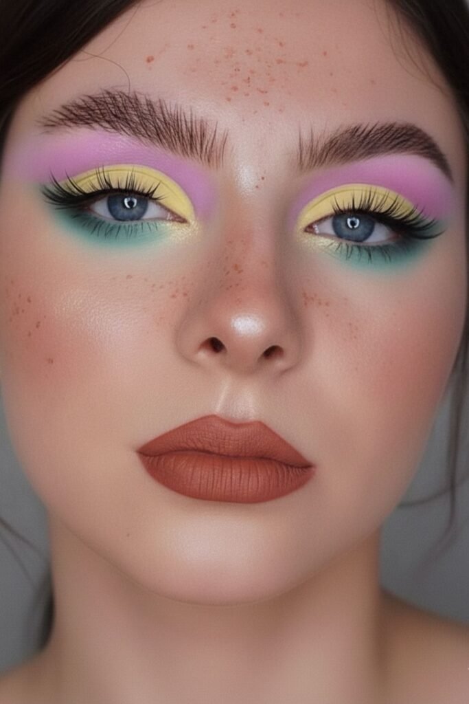 Pastel Makeup