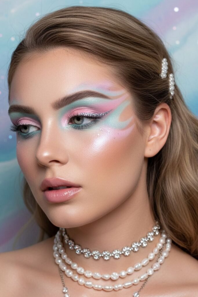 Pastel Tide Pisces Beauty Look