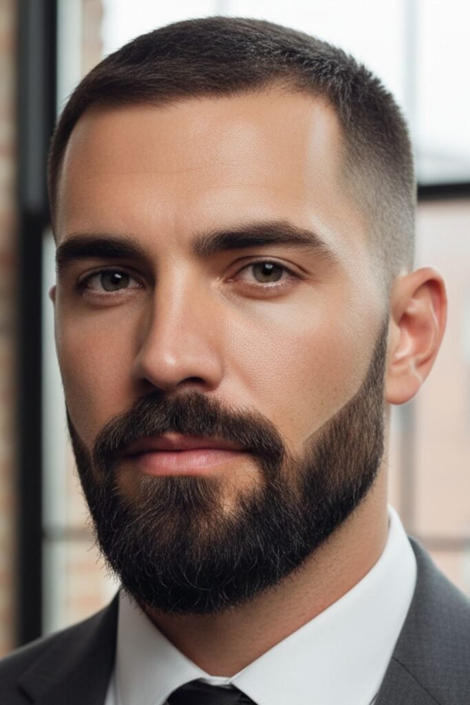 Sculpted Goatee with Defined Edges