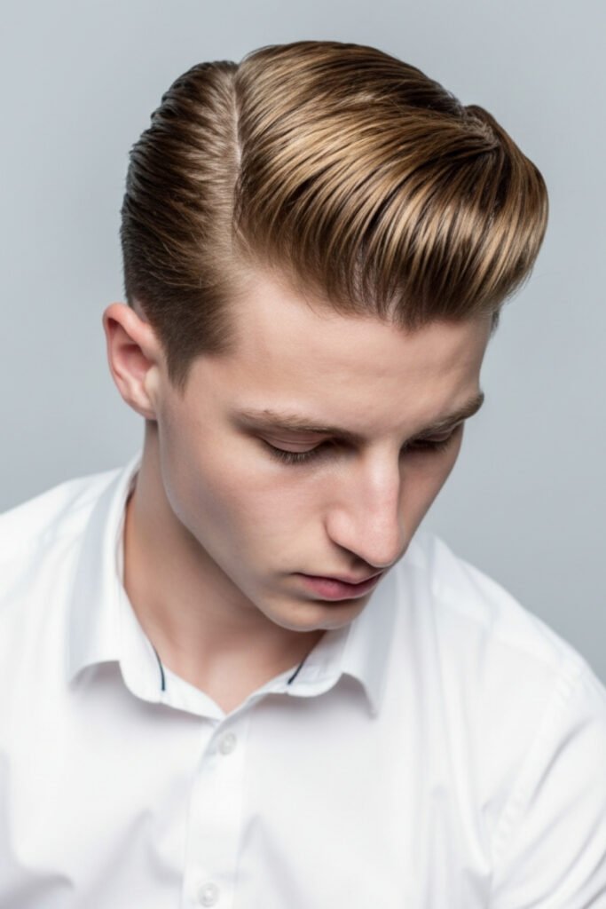 Slick Side Part Style