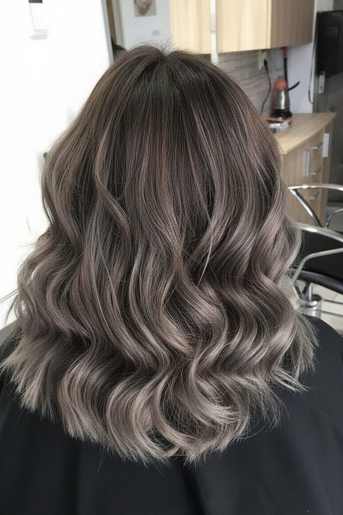 Smoky Ash Brown Hair Color