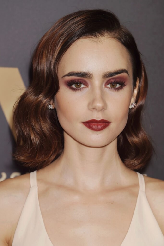 Smooth Shoulder Length Waves With Bounce