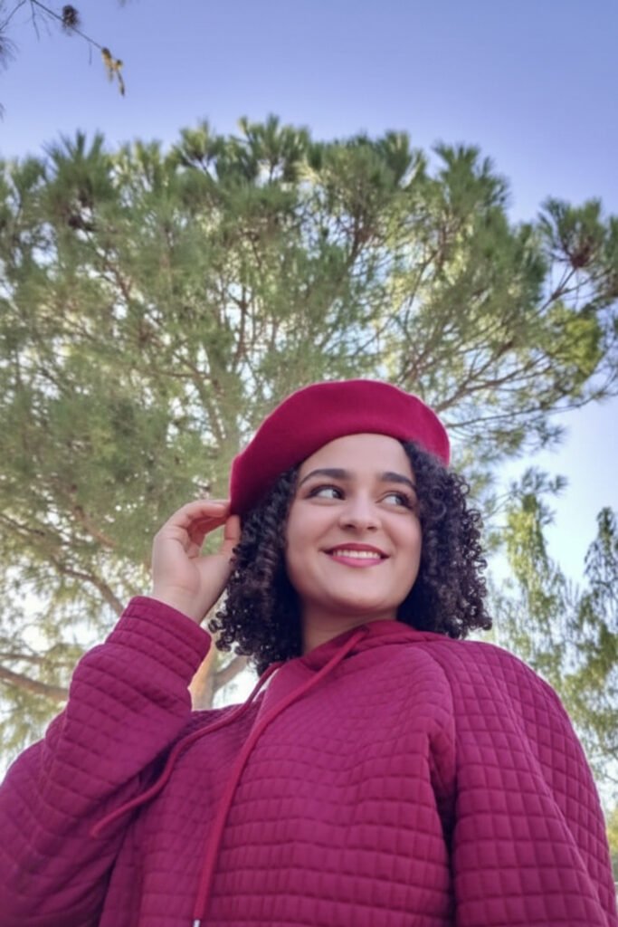 Soft Curly Shoulder-Length Hair