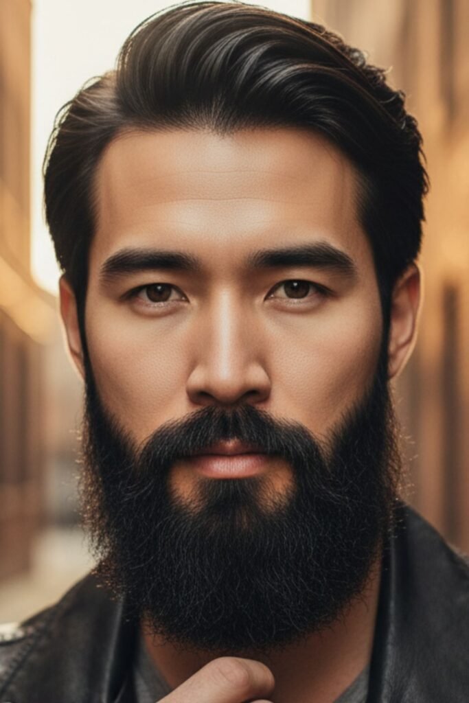 Straight Edged Full Beard