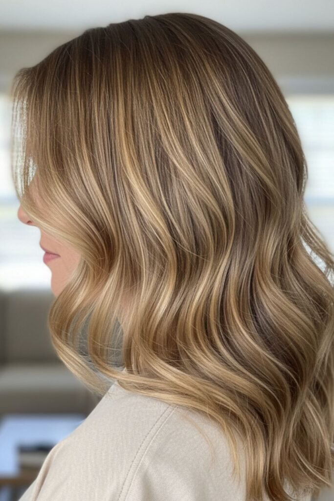 Subtly Layered Mid Back Tresses