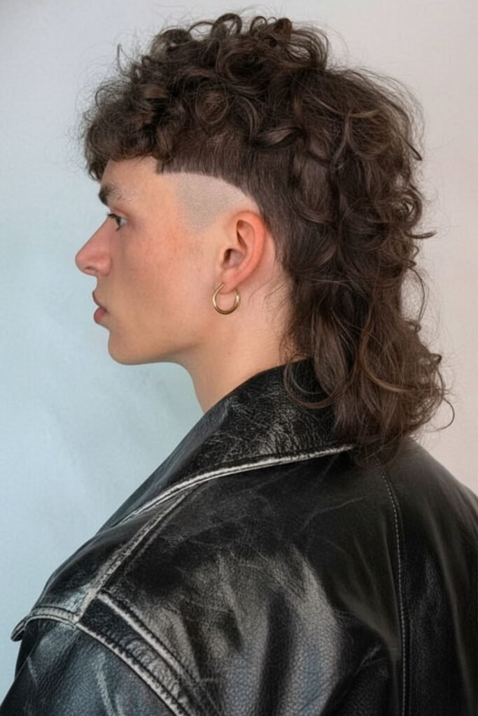 Undercut Shaggy Mullet