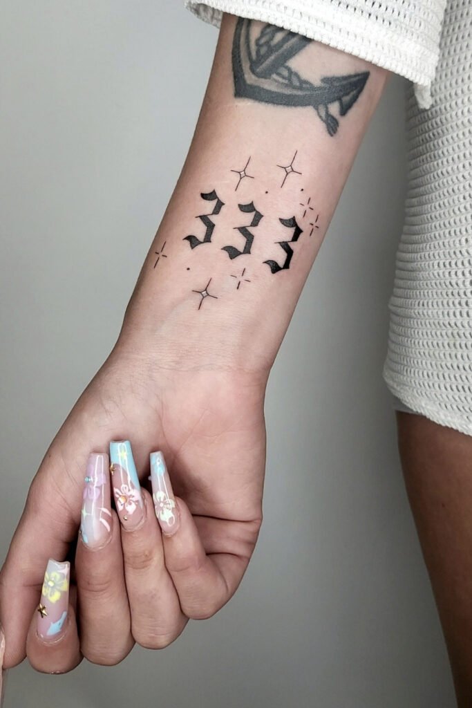 Angel Number Tattoos