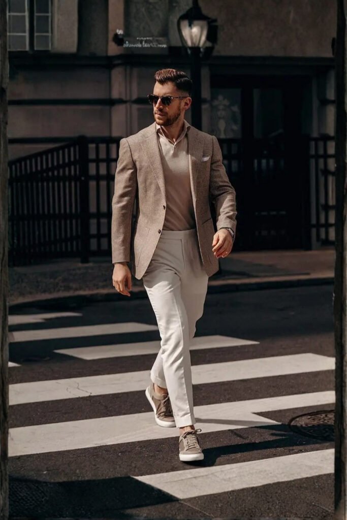 Chinos, Polo, and Blazer Combo