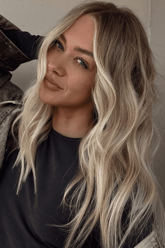 Ivory Cream Money Piece Blonde