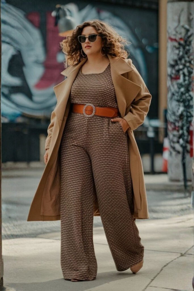 Jumpsuit with a Statement Belt