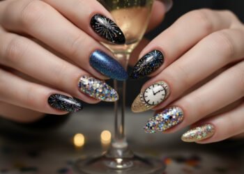 New Year's Eve Nail