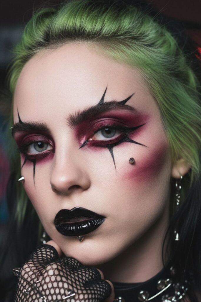 Punk-Inspired Beauty with Graph