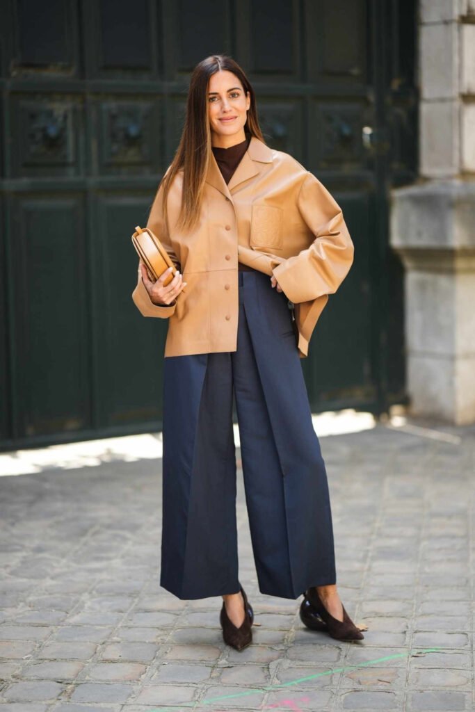 Shacket & Wide-Leg Trousers