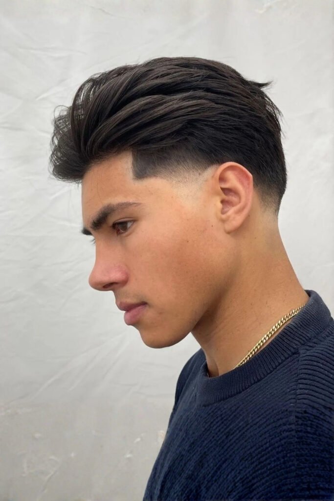 Slick Back Taper Undercut for Male Professionals