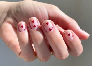 Valentine Short Nails