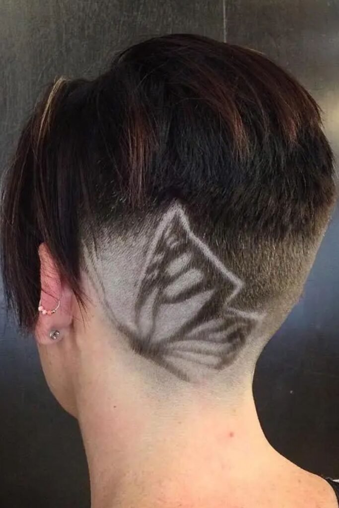 Artsy Butterfly Fade