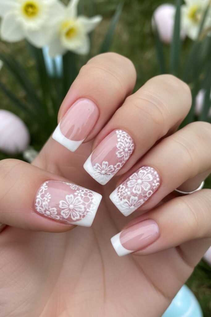 Lacey Square French Tips