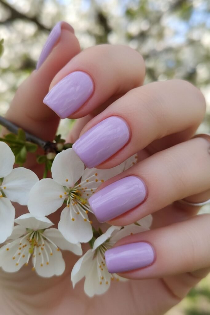 Lavender Cream Mani