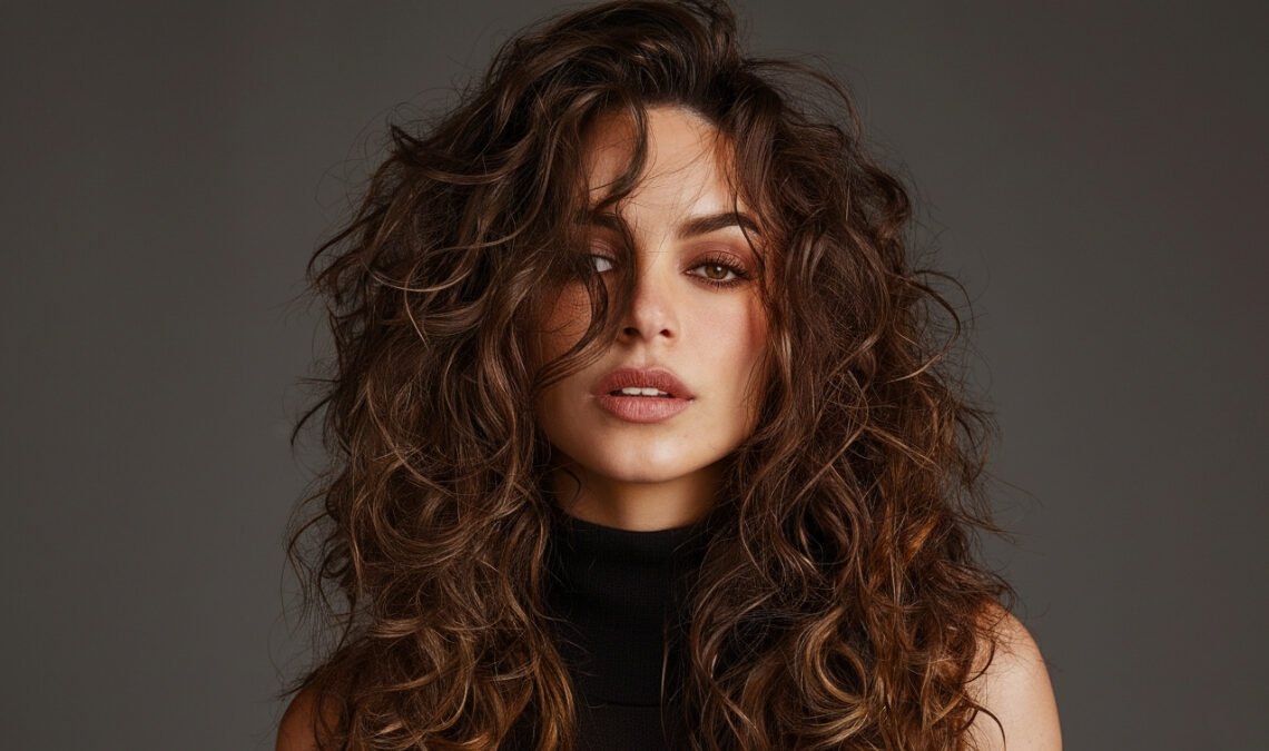 Long Tousled Wavy Hairstyle