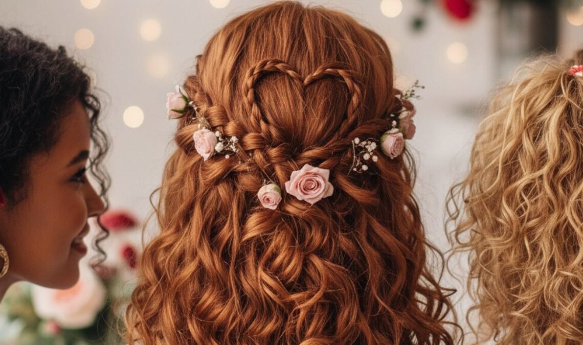 Valentine Day Hairstyles For Curly Hair