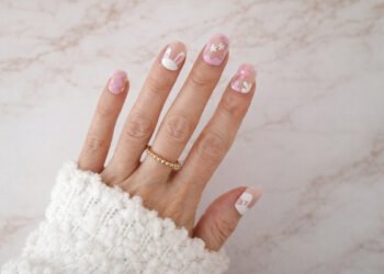 pink easter nails