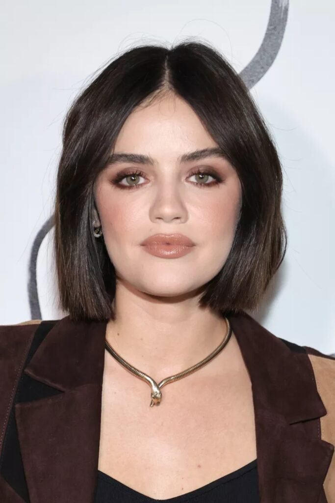 Blunt Bob with Textured Top