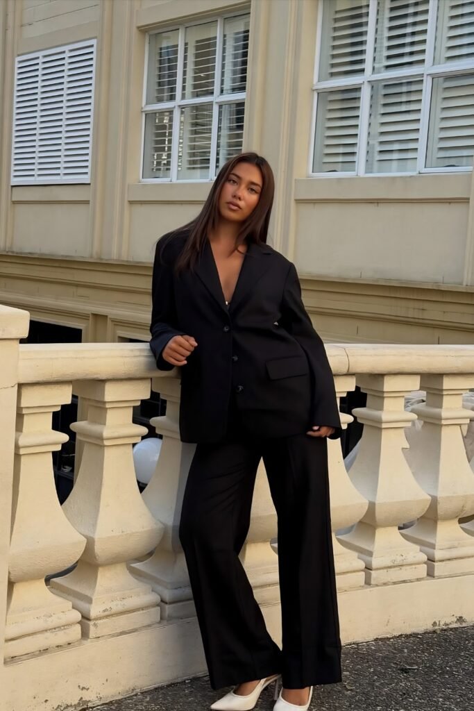 Bold Black Monochrome Confidence