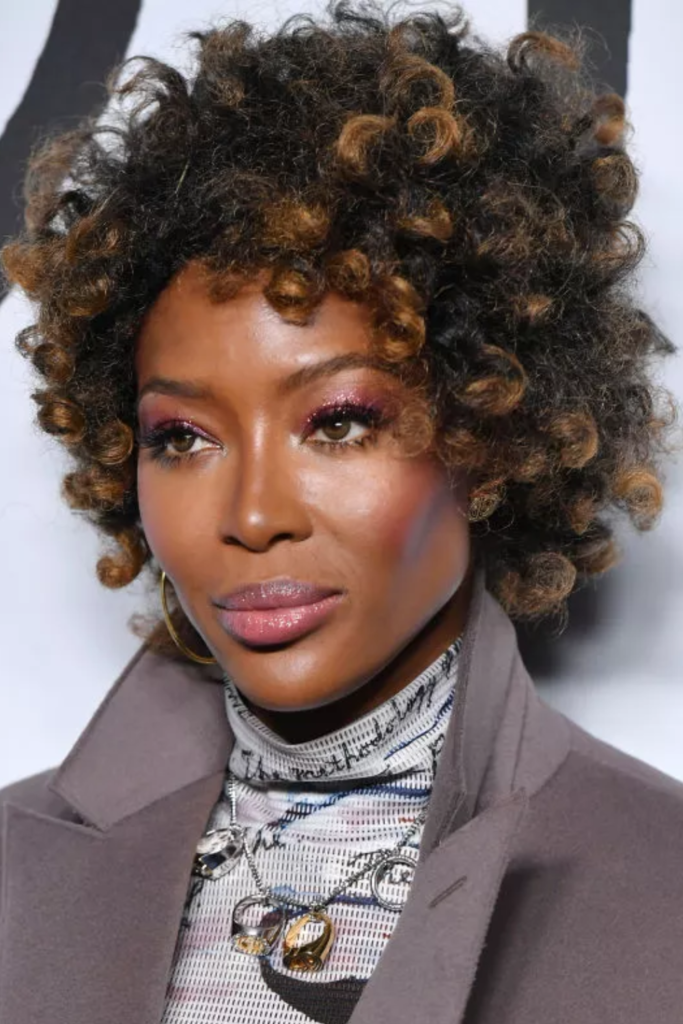 Curly, Volumized Pixie