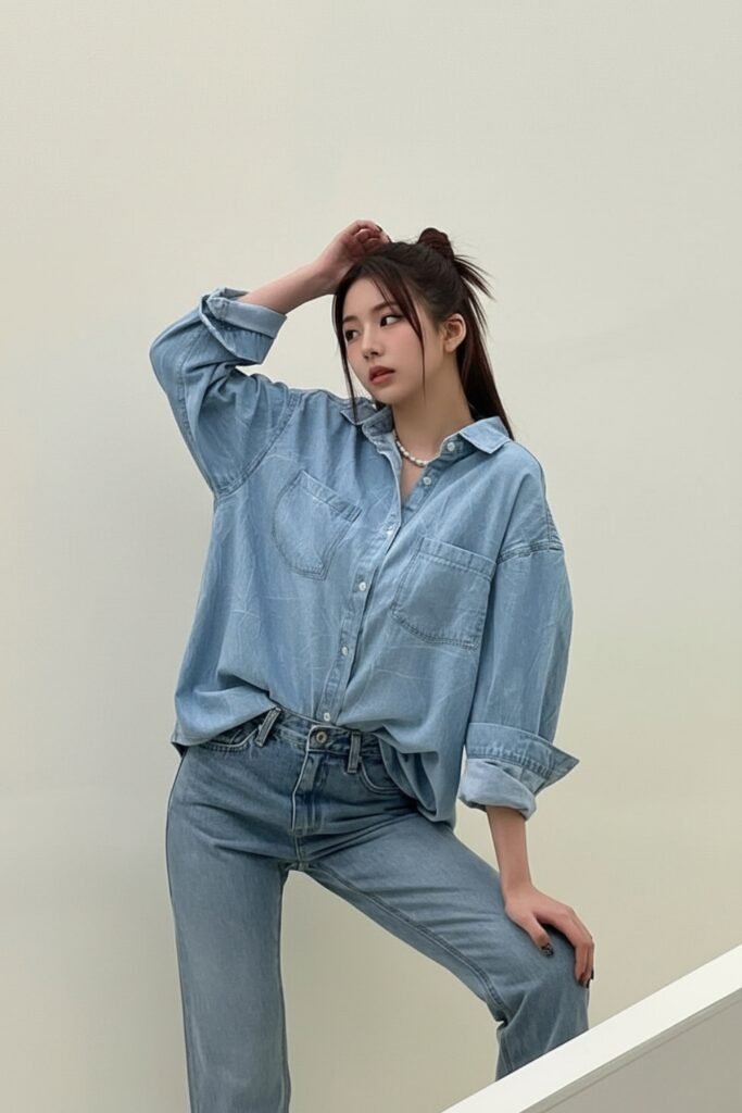 Denim Shirt and Jeans Edge