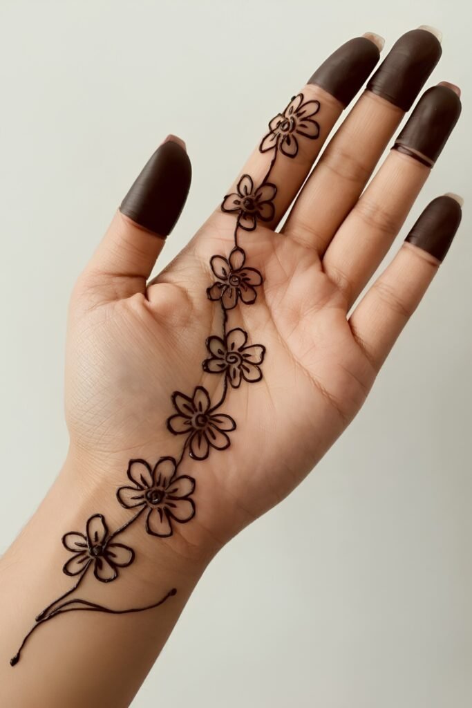 Floral Wrist Trail Design