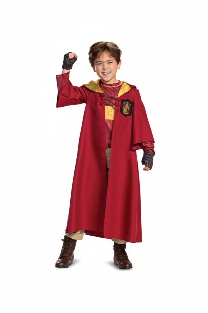 Boys Harry Potter outfit: Gryffindor Quidditch Ready
