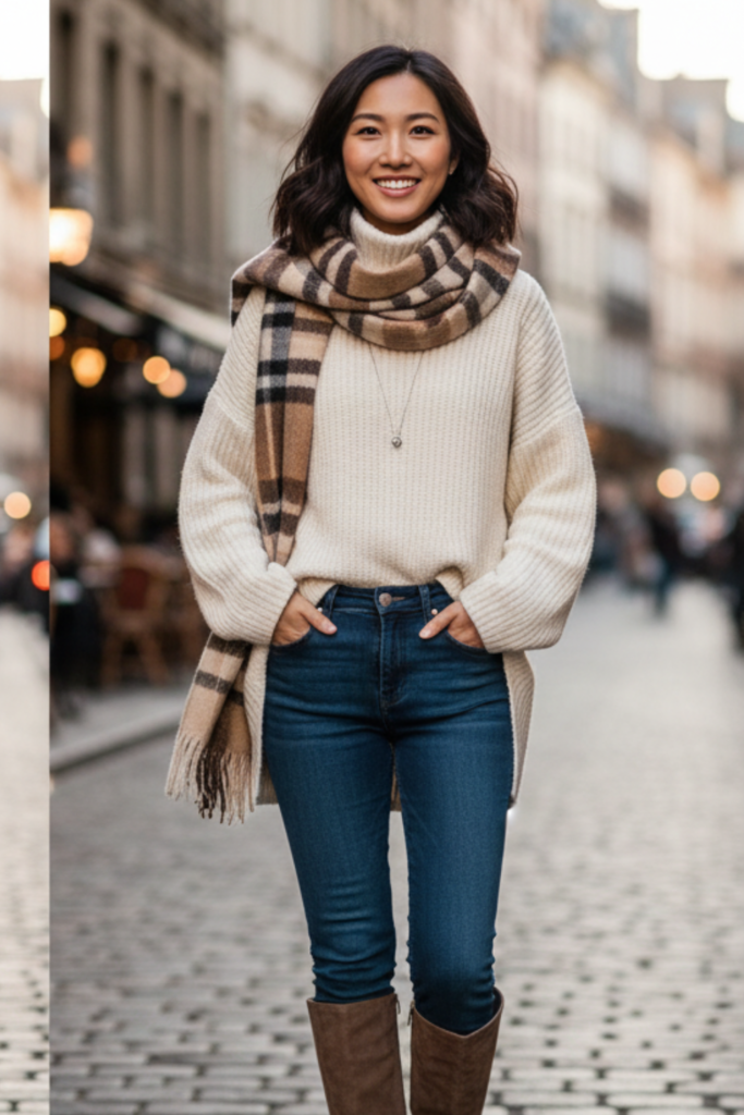 Half-Tuck Bulky Sweater