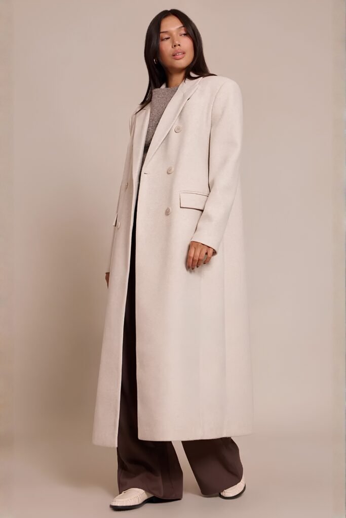 Longline Trench Structured Outerwear