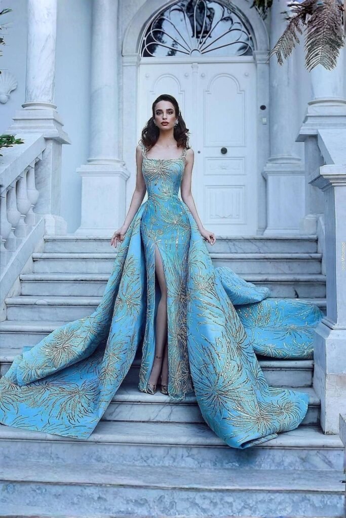 Off-Shoulder A-Line Whisper