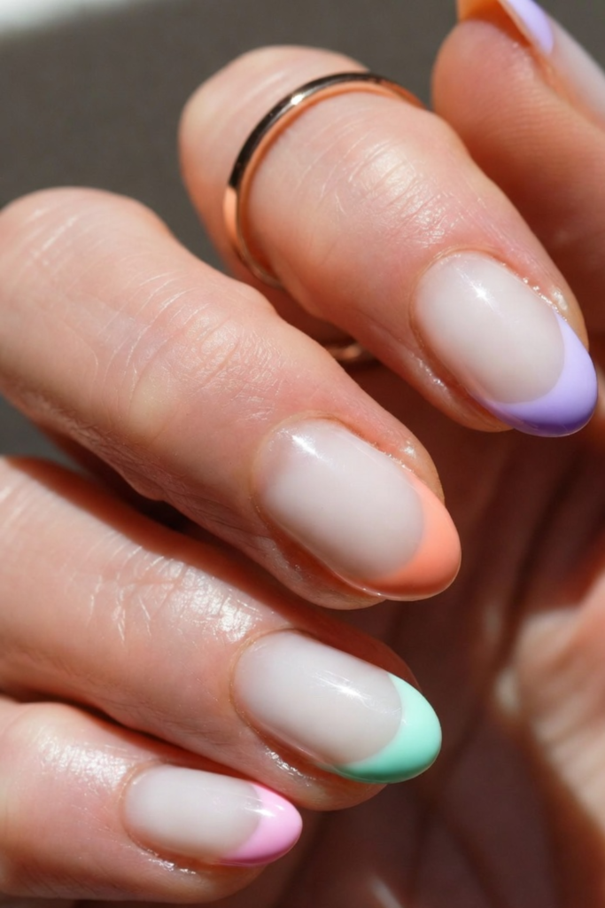 Pastel French Tips